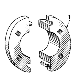 Front Wheel Weights - Inside Mounted (Split Type) Diagram and Parts List for CUB185  Cub Cadet Lawn Tractor